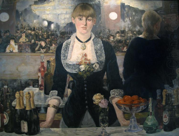 Edouard Manet A Bar at the Folies-Bergere (mk09) china oil painting image